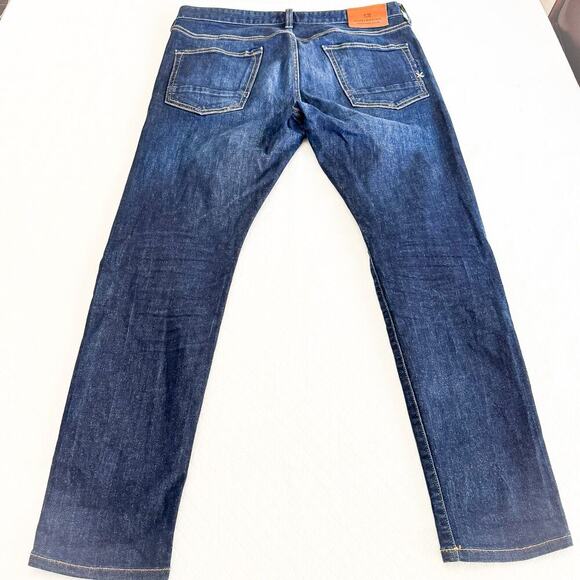 Scotch & Soda Ralston Button Fly Dark Wash Denim Jean Straight Leg Size 33 x 32 - Picture 3 of 10